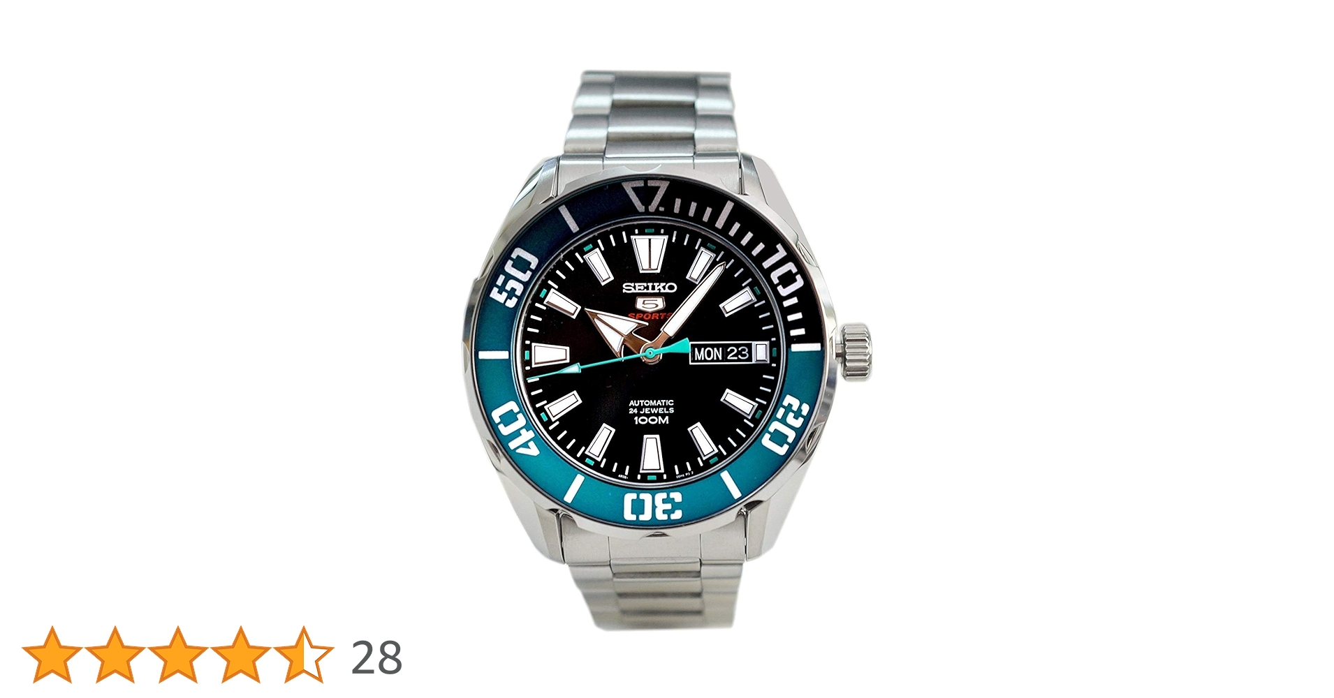 精度抜群 未使用品 SEIKO セイコー5 自動巻き 100M Amazon.co.jp: [セイコー] SEIKO 5 SPORTS 腕時計 自動巻き 100M